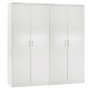 ΣΕΤ 2 ΝΤΟΥΛΑΠΕΣ 2ΦΥΛΛΕΣ JENNA HM11350.05 ΜΕΛΑΜΙΝΗ ΣΕ ΛΕΥΚΟ 160x43x181Υεκ