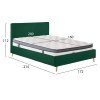 ΚΡΕΒΑΤΙ ΔΙΠΛΟ ΜΕ ΣΤΡΩΜΑ INDRA HM10810.13 ΚΥΠΑΡΙΣΣΙ ΒΕΛΟΥΔΟ--ΓΙΑ ΣΤΡΩΜΑ 160x200εκ