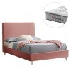 ΚΡΕΒΑΤΙ ΗΜΙΔΙΠΛΟ ΜΕ ΣΤΡΩΜΑ MAYLIN HM10758.02 ΒΕΛΟΥΔΟ ΣΑΠΙΟ ΜΗΛΟ--ΣΤΡΩΜΑ 120Χ200εκ