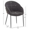 ΠΟΛΥΘΡΟΝΑ ΤΡΑΠΕΖΑΡΙΑΣ DRENNY HM18424.01 ΓΚΡΙ ΥΦΑΣΜΑ-ΜΕΤΑΛ.ΜΑΥΡΑ ΠΟΔΙΑ 62x63x85Υεκ