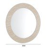 ΚΑΘΡΕΠΤΗΣ ΤΟΙΧΟΥ FONTE HM4880 ΠΛΑΙΣΙΟ MDF ΜΕ PVC ΣΕ ΧΡΩΜΑΤΙΣΜΟ ΤΡΑΒΕΡΤΙΝΑΣ Φ80εκ.