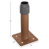 ΒΑΣΗ ΟΜΠΡΕΛΑΣ ΑΛΟΥΜΙΝΙΟΥ HM6607.02 HEAT TRANSFER ΑΛΟΥΜΙΝΙΟ 18x18x30Υεκ.
