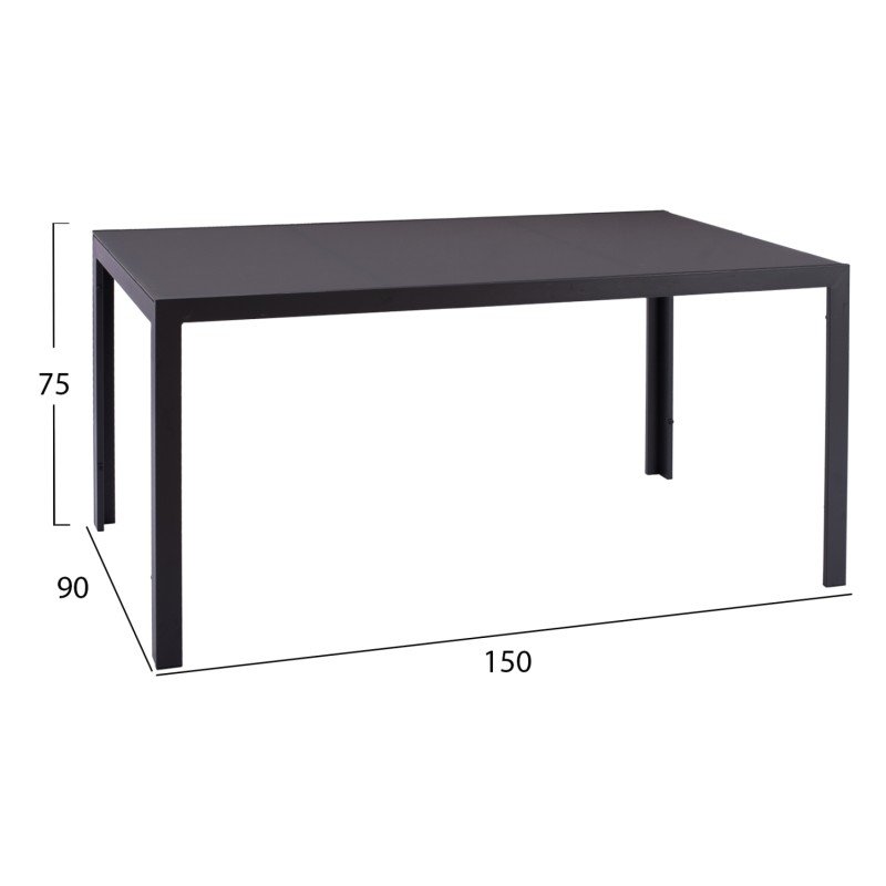ΣΕΤ ΤΡΑΠΕΖΑΡΙΑΣ ΕΞ.ΧΩΡΟΥ 5ΤΜΧ MORNER HM21008 ΜΕΤΑΛΛΟ & WICKER ΣΕ ΓΚΡΙ
