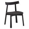 KΑΡΕΚΛΑ ΤΡΑΠΕΖΑΡΙΑΣ OSORIO HM18335.02 RUBBERWOOD & ΣΧΟΙΝΙ ΣΕ ΜΑΥΡΟ 51x55x74Υεκ