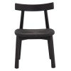KΑΡΕΚΛΑ ΤΡΑΠΕΖΑΡΙΑΣ OSORIO HM18335.02 RUBBERWOOD & ΣΧΟΙΝΙ ΣΕ ΜΑΥΡΟ 51x55x74Υεκ