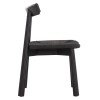 KΑΡΕΚΛΑ ΤΡΑΠΕΖΑΡΙΑΣ OSORIO HM18335.02 RUBBERWOOD & ΣΧΟΙΝΙ ΣΕ ΜΑΥΡΟ 51x55x74Υεκ
