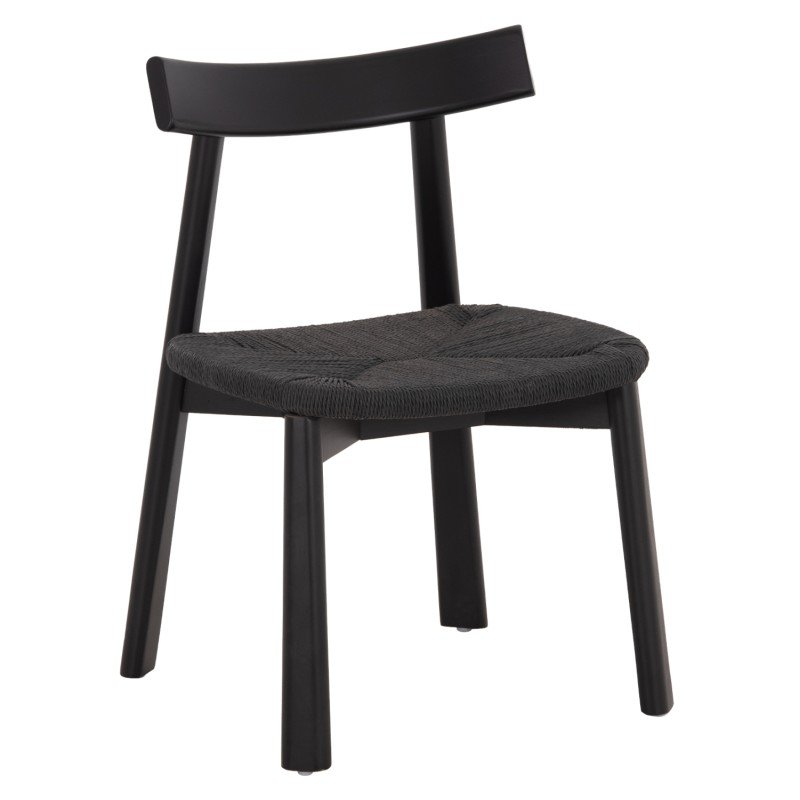 KΑΡΕΚΛΑ ΤΡΑΠΕΖΑΡΙΑΣ OSORIO HM18335.02 RUBBERWOOD & ΣΧΟΙΝΙ ΣΕ ΜΑΥΡΟ 51x55x74Υεκ