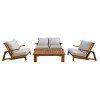 ΣΕΤ ΣΑΛΟΝΙ LOUNGE 4ΤΜΧ MIREX HM6521 ΞΥΛΟ ΑΚΑΚΙΑΣ--ΠΟΛΥΕΣΤΕΡΙΚΑ ΜΑΞΙΛΑΡΙΑ ΕΚΡΟΥ