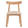 KΑΡΕΚΛΑ ΤΡΑΠΕΖΑΡΙΑΣ OSORIO HM18335.11 RUBBERWOOD ΦΥΣΙΚΟ-ΕΚΡΟΥ PU 51x55x74Υεκ