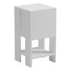 ΚΟΜΟΔΙΝΟ ARGUS HM18378.02 ΜΕΛΑΜΙΝΗ ΣΕ ΛΕΥΚΟ 30x30x55Υεκ.