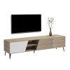 ΕΠΙΠΛΟ ΤΗΛΕΟΡΑΣΗΣ CATERRA HM18374.11 ΜΕΛΑΜΙΝΗ SONAMA/ΛΕΥΚΟ 180Χ35.5Χ48Υεκ.