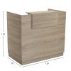 ΓΡΑΦΕΙΟ ΥΠΟΔΟΧΗΣ (RECEPTION) BARRY HM2152.01 ΜΕΛΑΜΙΝΗ ΣΕ SONAMA 120x70x110Υεκ.