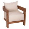 ΠΟΛΥΘΡΟΝΑ LOUNGE ΣΕΙΡΑ KIOTO HM6380 ΞΥΛΟ ΤΕΑΚ--ΦΥΣΙΚΟ ΧΡΩΜΑ 70x74x72Υεκ.