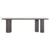 ΤΡΑΠΕΖΙ ΤΡΑΠΕΖΑΡΙΑΣ FIBER CEMENT ΟΒΑΛ GLEN HM6598.01 ΓΚΡΙ 260x95x75Υεκ
