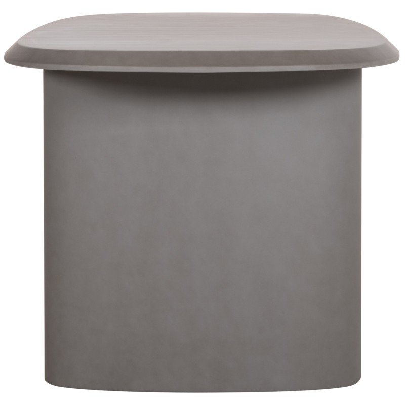 ΤΡΑΠΕΖΙ ΤΡΑΠΕΖΑΡΙΑΣ FIBER CEMENT ΟΒΑΛ GLEN HM6598.01 ΓΚΡΙ 260x95x75Υεκ