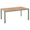 ΤΡΑΠΕΖΙ ΕΞΩΤ.ΧΩΡΟΥ GOYA HM6059.07 ΑΛΟΥΜΙΝΙΟ ΣE OLIVE GREEN & POLYWOOD 160X80Χ75Υεκ.