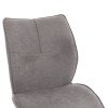 ΣΕΤ ΤΡΑΠΕΖΑΡΙΑΣ 5ΤΜΧ GAFF HM10939.01 ΚΕΡΑΜΙΚΟ TOP--ΥΦΑΣΜΑ ΓΚΡΙ & ΜΕΤΑΛ.ΠΟΔΙΑ ΜΑΥΡΑ