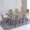 ΣΕΤ ΤΡΑΠΕΖΑΡΙΑΣ 7ΤΜΧ VIGOR HM21355 ΤΡΑΠΕΖΙ 180x90εκ ΜΕ 6 ΚΑΡΕΚΛΕΣ