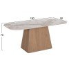 ΣΕΤ ΤΡΑΠΕΖΑΡΙΑΣ 7ΤΜΧ NORDU HM21359 ΚΕΡΑΜΙΚΟ TOP/MDF ΒΑΣΗ--PU ΚΡΕΜ/ΜΕΤΑΛ.ΠΟΔΙΑ
