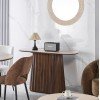 ΚΟΝΣΟΛΑ WALDEN HM18439 ΚΕΡΑΜΙΚΟ TOP ΤΡΑΒΕΡΤΙΝΑ--MDF ΒΑΣΗ ΚΑΡΥΔΙ 120x40x76Υεκ