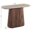 ΚΟΝΣΟΛΑ WALDEN HM18439 ΚΕΡΑΜΙΚΟ TOP ΤΡΑΒΕΡΤΙΝΑ--MDF ΒΑΣΗ ΚΑΡΥΔΙ 120x40x76Υεκ