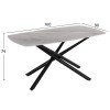 ΣΕΤ ΤΡΑΠΕΖΑΡΙΑΣ 7ΤΜΧ ISKA HM21363 ΚΕΡΑΜΙΚΟ TOP/ΜΕΤΑΛ. ΠΟΔΙΑ--PU ΜΠΕΖ/ΜΕΤΑΛ.ΠΟΔΙΑ