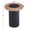 ΤΡΑΠΕΖΑΚΙ ΣΤΡΟΓΓΥΛΟ ΒΟΗΘΗΤΙKΟ OVALON HM18434.05 MDF TOP ΚΑΡΥΔΙ & ΒΑΣΗ ΜΑΥΡΗ Φ45x50Υεκ ΤΡΑΠΕΖΑΚΙ ΣΤΡΟΓΓΥΛΟ ΒΟΗΘΗΤΙKΟ OVALON HM18434.05 MDF TOP ΚΑΡΥΔΙ & ΒΑΣΗ ΜΑΥΡΗ Φ45x50Υεκ