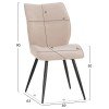 ΣΕΤ ΤΡΑΠΕΖΑΡΙΑΣ 5ΤΜΧ GAFF HM10955.02 ΚΕΡΑΜΙΚΟ TOP--ΥΦΑΣΜΑ ΜΠΕΖ & ΜΕΤΑΛ.ΠΟΔΙΑ ΜΑΥΡΑ
