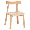 KΑΡΕΚΛΑ ΤΡΑΠΕΖΑΡΙΑΣ OSORIO HM18335.01 RUBBERWOOD & ΣΧΟΙΝΙ ΣΕ ΦΥΣΙΚΟ 51x55x74Υεκ
