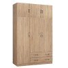 ΝΤΟΥΛΑΠΑ 3ΦΥΛΛΗ ΜΕ ΠΑΤΑΡΙ CARLY HM10891.02 ΜΕΛΑΜΙΝΗ ΣΕ SONAMA 150X55Χ240Υεκ.