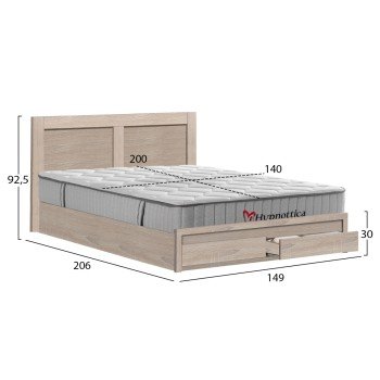 ΚΡΕΒΑΤΙ ΔΙΠΛΟ CAPRI ΜΕ 2 ΣΥΡΤΑΡΙΑ & ΣΤΡΩΜΑ HM10759.02 ΜΕΛΑΜΙΝΗ SONAMA-ΓΙΑ 140x200εκ ΚΡΕΒΑΤΙ ΔΙΠΛΟ CAPRI ΜΕ 2 ΣΥΡΤΑΡΙΑ & ΣΤΡΩΜΑ HM10759.02 ΜΕΛΑΜΙΝΗ SONAMA-ΓΙΑ 140x200εκ