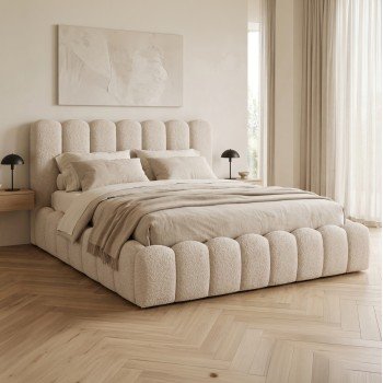 ΚΡΕΒΑΤΙ ΔΙΠΛΟ MARIUS HM759.03 ΜΠΕΖ CHENILLE ΥΦΑΣΜΑ-- ΓΙΑ ΣΤΡΩΜΑ 160x200εκ ΚΡΕΒΑΤΙ ΔΙΠΛΟ MARIUS HM759.03 ΜΠΕΖ CHENILLE ΥΦΑΣΜΑ-- ΓΙΑ ΣΤΡΩΜΑ 160x200εκ