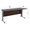 ΣΕΤ ΓΡΑΦΕΙΟΥ 2ΤΜΧ ΣΕ ΧΡΩΜΑ WENGE HM10211.02