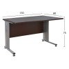ΣΕΤ ΓΡΑΦΕΙΟΥ 2ΤΜΧ ΣΕ ΧΡΩΜΑ WENGE HM10214.02 ΣΕΤ ΓΡΑΦΕΙΟΥ 2ΤΜΧ ΣΕ ΧΡΩΜΑ WENGE HM10214.02