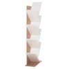 ΒΙΒΛΙΟΘΗΚΗ LIANA HM9028.14 ΜΕΛΑΜΙΝΗ SONAMA/ΛΕΥΚΟ 46x22x128,5Yεκ.