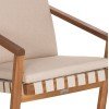 LOUNGE ΣΕΤ ΕΞ.ΧΩΡΟΥ 3ΤΜΧ DAME HM10982 ΞΥΛΟ ΑΚΑΚΙΑΣ--ΣΧΟΙΝΙ STRAP & ΜΑΞΙΛΑΡΙΑ ΣΕ ΜΠΕΖ