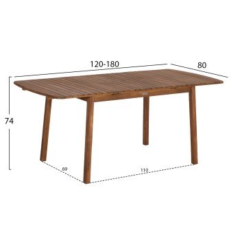 ΣΕΤ ΤΡΑΠΕΖΑΡΙΑΣ ΕΞ.ΧΩΡΟΥ 5ΤΜΧ KROLL HM10981 ΞΥΛΟ ΑΚΑΚΙΑΣ ΣΕ ΦΥΣΙΚΟ--ΜΑΞΙΛΑΡΙΑ ΜΠΕΖ
