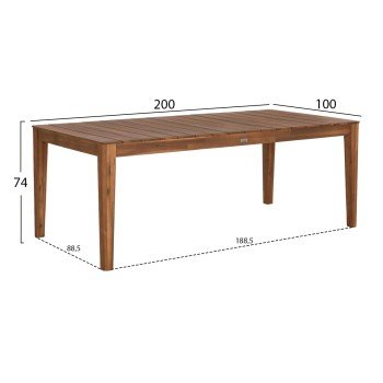ΣΕΤ ΤΡΑΠΕΖΑΡΙΑΣ ΕΞ.ΧΩΡΟΥ 7ΤΜΧ KROLL HM10990 ΞΥΛΟ ΑΚΑΚΙΑΣ ΦΥΣΙΚΟ-ΜΠΕΖ ΜΑΞΙΛΑΡΙΑ