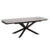 ΤΡΑΠΕΖΙ ΕΠΕΚΤΕΙΝΟΜΕΝΟ AIRA HM18411 ΚΕΡΑΜΙΚΟ TOP ΣΕ ΛΕΥΚΟ/ΚΑΦΕ ΜΑΡΜΑΡΟ 165/240x90x76Υεκ
