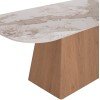 ΤΡΑΠΕΖΙ ΤΡΑΠΕΖΑΡΙΑΣ NORDU HM18414 MDF ΒΑΣΗ ΣΕ ΦΥΣΙΚΟ--ΚΕΡΑΜΙΚΟ TOP 180x90x76Υεκ.