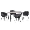 ΣΕΤ ΤΡΑΠΕΖΑΡΙΑΣ 5ΤΜΧ RAVEN HM12116.01 ΚΕΡΑΜΙΚΟ TOP ΓΚΡΙ ΜΑΡΜΑΡΟ--ΓΚΡΙ ΒΕΛΟΥΔΟ