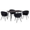 ΣΕΤ ΤΡΑΠΕΖΑΡΙΑΣ 5ΤΜΧ RAVEN HM12116.03 ΚΕΡΑΜΙΚΟ TOP ΜΑΥΡΟ ΜΑΡΜΑΡΟ--ΜΑΥΡΟ ΒΕΛΟΥΔΟ