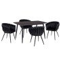 ΣΕΤ ΤΡΑΠΕΖΑΡΙΑΣ 5ΤΜΧ RAVEN HM12116.03 ΚΕΡΑΜΙΚΟ TOP ΜΑΥΡΟ ΜΑΡΜΑΡΟ--ΜΑΥΡΟ ΒΕΛΟΥΔΟ
