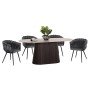 ΣΕΤ ΤΡΑΠΕΖΑΡΙΑΣ 5ΤΜΧ CATER HM12118.01 ΚΕΡΑΜΙΚΟ TOP ΟΒΑΛ--ΓΚΡΙ ΒΕΛΟΥΔΟ