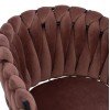 ΣΕΤ ΤΡΑΠΕΖΑΡΙΑΣ 5ΤΜΧ ALIZA HM12122.01 MDF TOP ΣΕ ΦΥΣΙΚΟ--ΣΑΠΙΟ ΜΗΛΟ ΒΕΛΟΥΔΟ