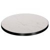 ΕΠΙΦΑΝΕΙΑ ΤΡΑΠΕΖΙΟΥ SINTERED STONE HM6652.02 ΜΕ ΠΛΑΙΣΙΟ ALU ΜΑΥΡΟ Φ60εκ.