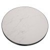 ΕΠΙΦΑΝΕΙΑ ΤΡΑΠΕΖΙΟΥ SINTERED STONE HM6652.02 ΜΕ ΠΛΑΙΣΙΟ ALU ΜΑΥΡΟ Φ60εκ.