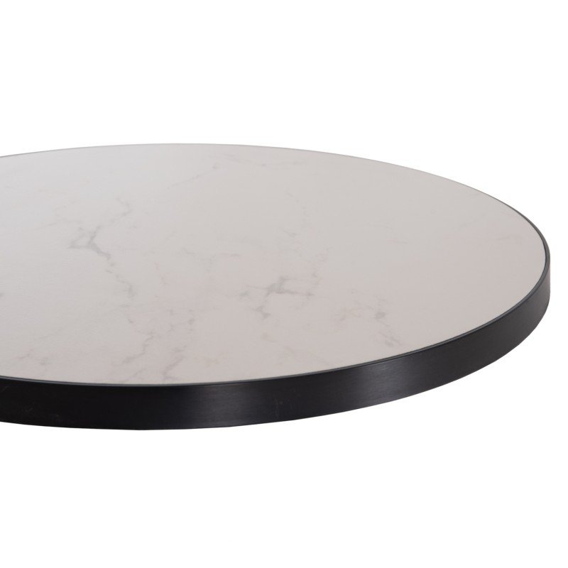 ΕΠΙΦΑΝΕΙΑ ΤΡΑΠΕΖΙΟΥ SINTERED STONE HM6652.02 ΜΕ ΠΛΑΙΣΙΟ ALU ΜΑΥΡΟ Φ60εκ.