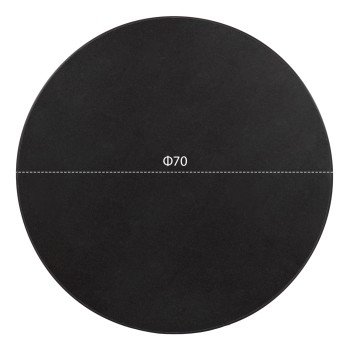 ΕΠΙΦΑΝΕΙΑ ΤΡΑΠΕΖΙΟΥ SINTERED STONE HM6653.01 ΜΕ ΠΛΑΙΣΙΟ ALU ΜΑΥΡΟ Φ70εκ.