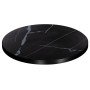 ΕΠΙΦΑΝΕΙΑ ΤΡΑΠΕΖΙΟΥ SINTERED STONE HM6653.03 ΜΕ ΠΛΑΙΣΙΟ ALU ΜΑΥΡΟ Φ70εκ.